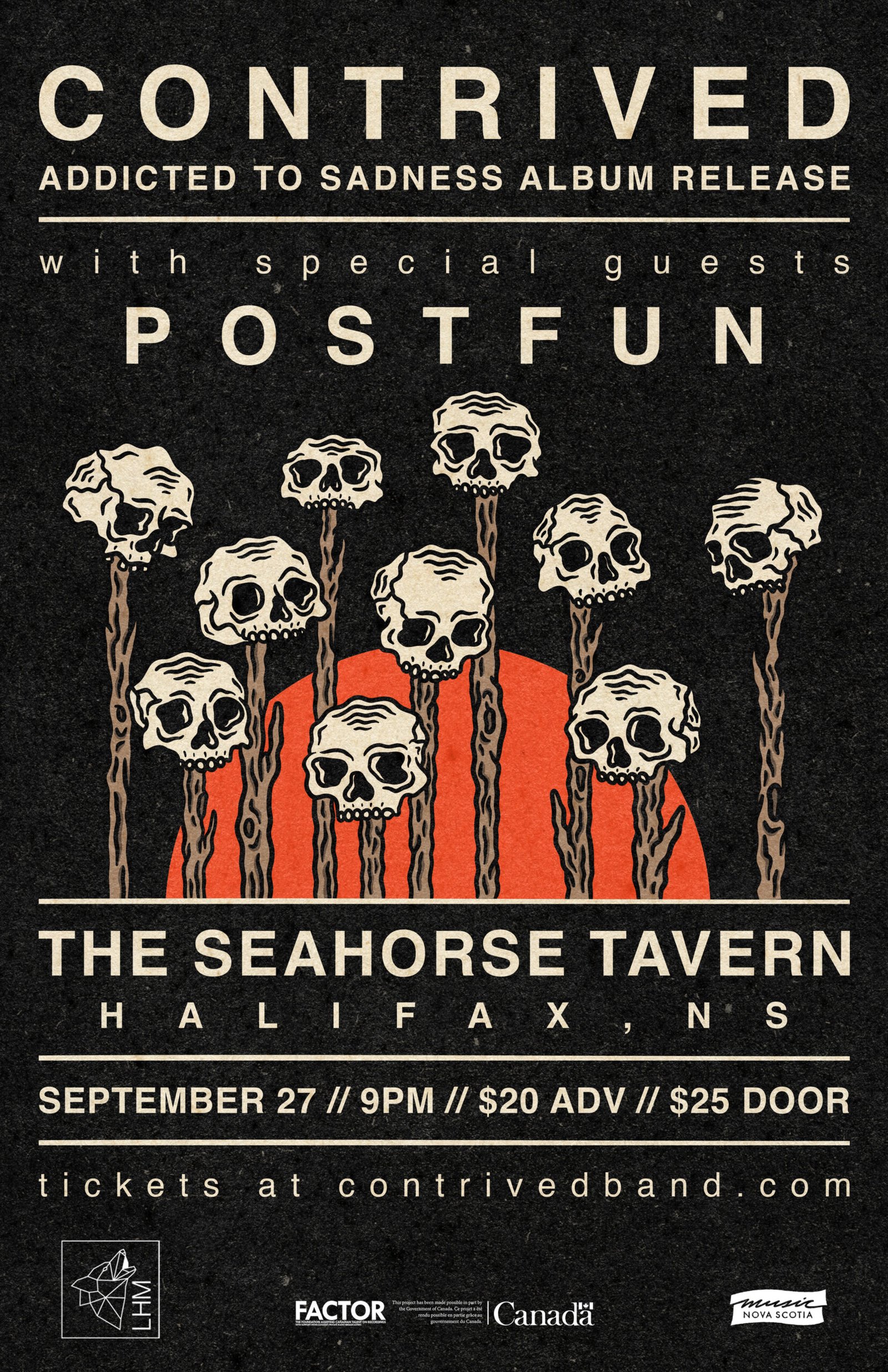 Poster – Contrived Album Release