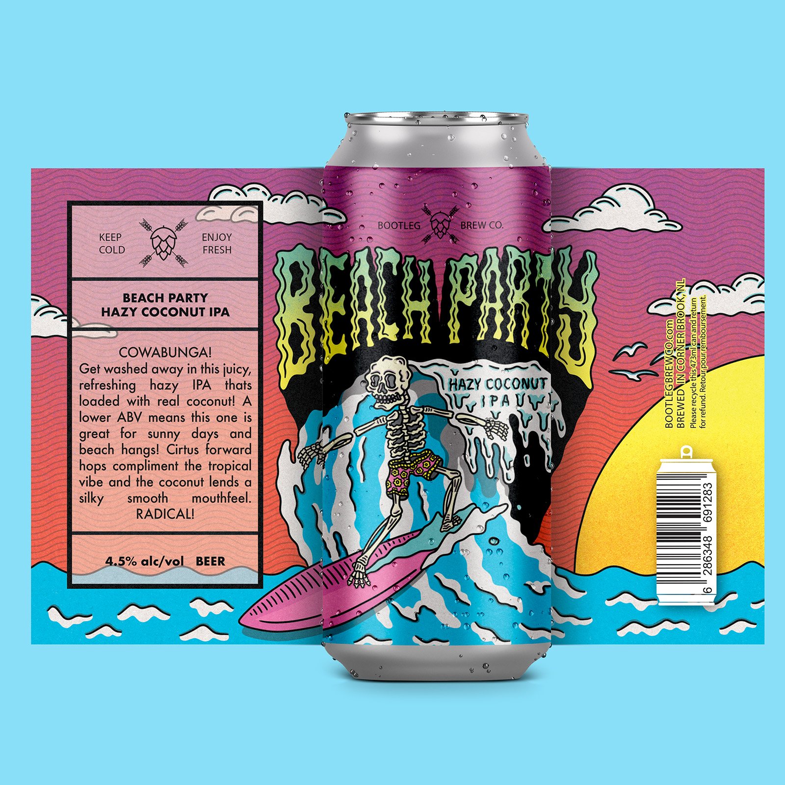 BEACH PARTY – BEER CAN